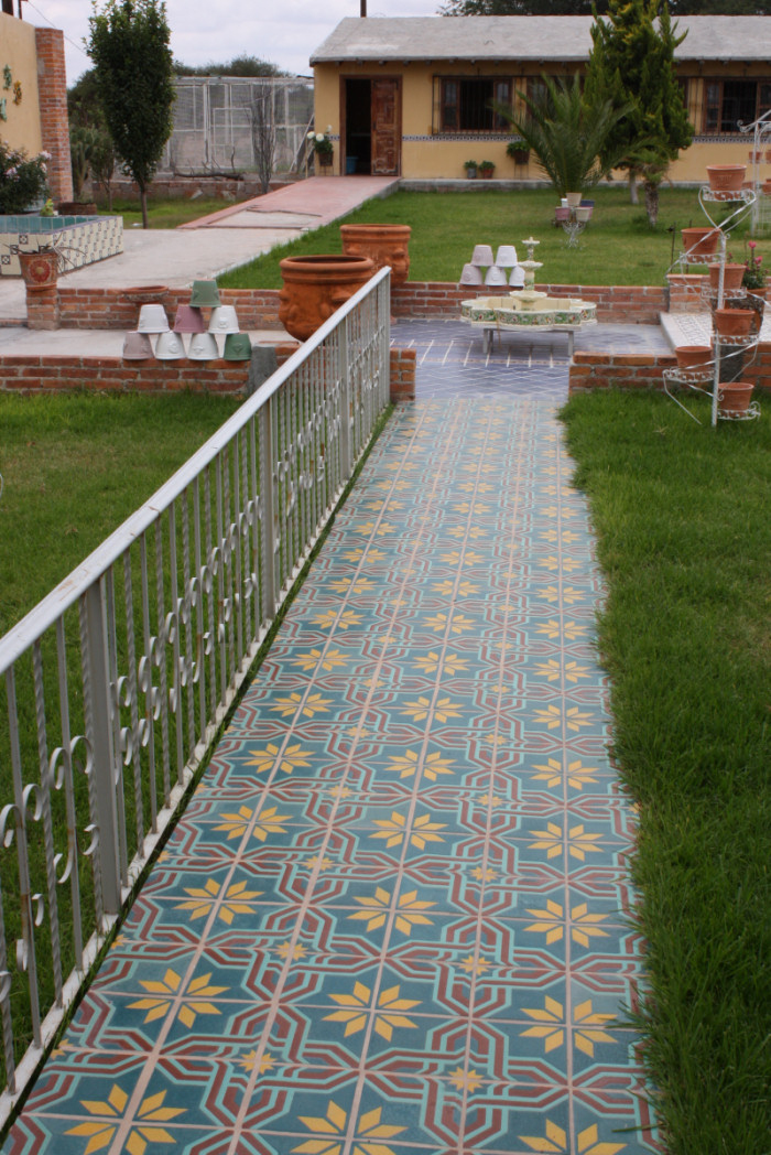 Ceramic Mexican Floor Tile Shown In A Walkway Home Decor Ceramic Mexican Floor Tile Shown In A Walkway Home Decor Projects Gallery