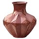 Arts & Crafts Diamond Copper Vase