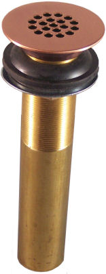 Polished Copper Flat Bathroom Sink Drain MT740-ACP