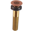 Polished Copper Flat Bathroom Sink Drain MT740-ACP
