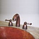 Bella Villa Polished Copper Vanity Sink Faucet