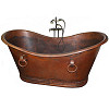Oil Rubbed Bronze Floor Mount Bathtub Faucet - F323H-ABIOC