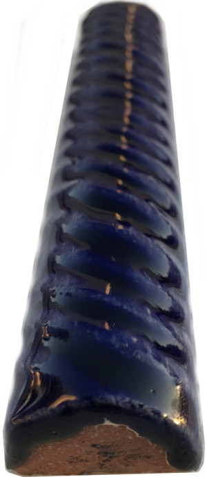 TalaMex Cobalt Blue Talavera Clay Rope Close-Up