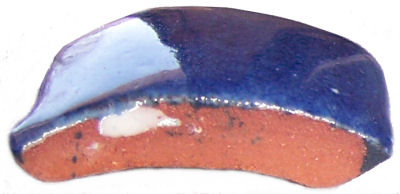 Cobalt Blue Clay Talavera Quarter Round Beak Details