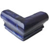 Washed Cobalt Blue Chair Rail Corner Molding
