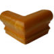 Washed Yellow Chair Rail Corner Molding