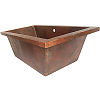 Rectangular Hammered Bathroom Copper Tub