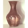 Folk Art Hammered Pronged Copper Vase