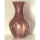 Folk Art Hammered Pronged Copper Vase