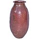 Medium Round Hammered Copper Vase