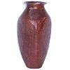 Small Triangular Hammered Copper Vase