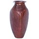 Small Triangular Hammered Copper Vase