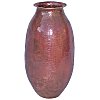 Small Round Hammered Copper Vase
