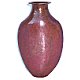 Small Oval Hammered Copper Vase