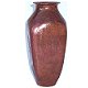 Medium Squared Hammered Copper Vase
