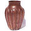 Hammered Round Pronged Copper Vase