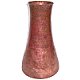 Flat Tall Hammered Copper Vase