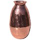 Arts & Crafts Tall Polished Hammered Copper Vase