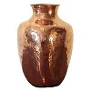 Folk Art Triangular Copper Vase