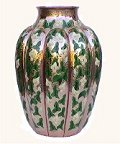 Arts & Crafts Pumpkin Alcatraz Copper Vase
