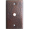 TV Cable Hammered Copper Plate