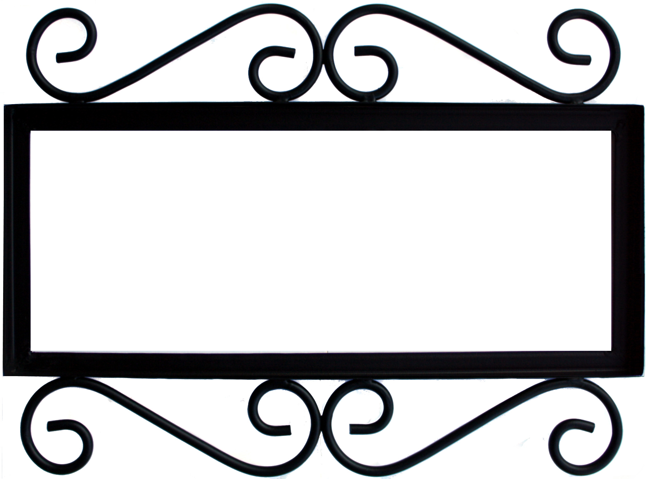 Wrought Iron House Number Frame Villa 5-Tiles