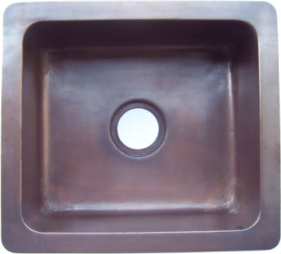 Smooth Kitchen Copper Sink III