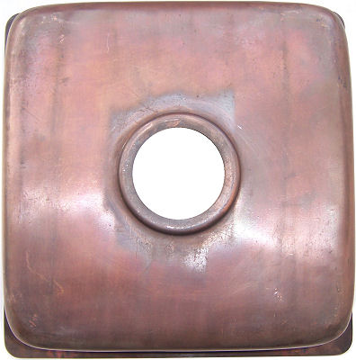 Smooth Kitchen Copper Sink III Details