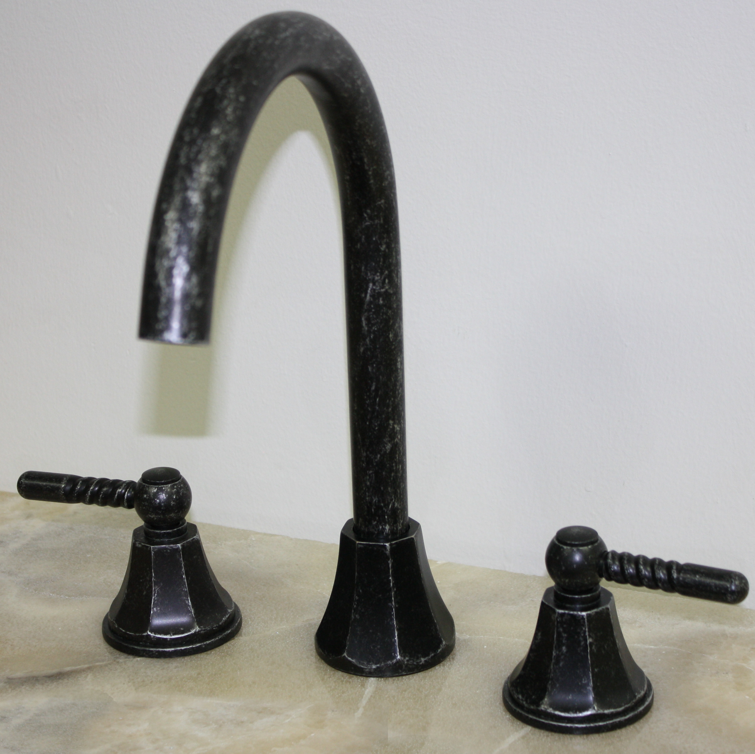Black Iron Kitchen Sink Faucet