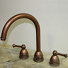 Bella Villa Weathered Copper Kitchen Sink Faucet