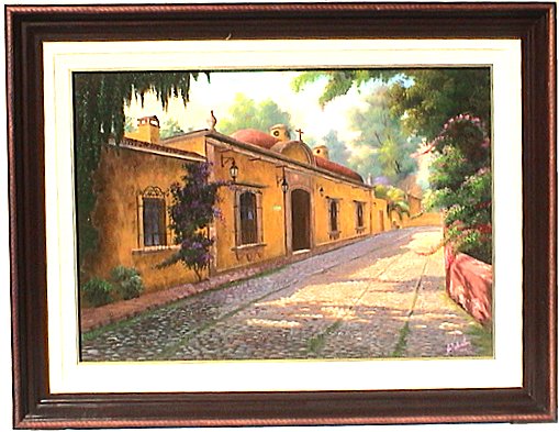 Villa Jacaranda, San Miguel de Allende, Mexico. Contemporary Painting