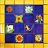 TalaMex Luciana Mexican Tile Set Backsplash Mural