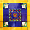 TalaMex Cacia Mexican Tile Set Backsplash Mural