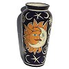 Sun and Moon Talavera Tall Flower Vase
