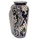 Blue Talavera Tall Flower Vase