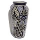 Blue Talavera Tall Flower Vase