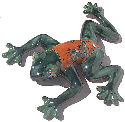 TalaMex Desert Ceramic Talavera Frog