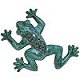 Green Peacock Ceramic Talavera Frog