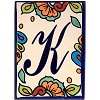 Hacienda Talavera Ceramic House Letter K