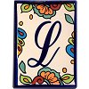 Hacienda Talavera Ceramic House Letter L