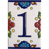 TalaMex Mexican Talavera Mission Tile House Number One