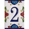 TalaMex Mexican Talavera Mission Tile House Number Two