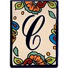 Hacienda Talavera Ceramic House Letter C