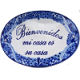 Traditional Talavera Ceramic House Plaque. Bienvenidos mi casa es su casa