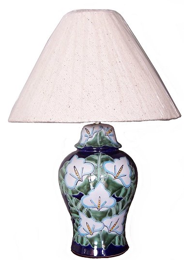 TalaMex Lily Talavera Ceramic Lamp