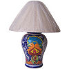Multicolor Talavera Ceramic Lamp