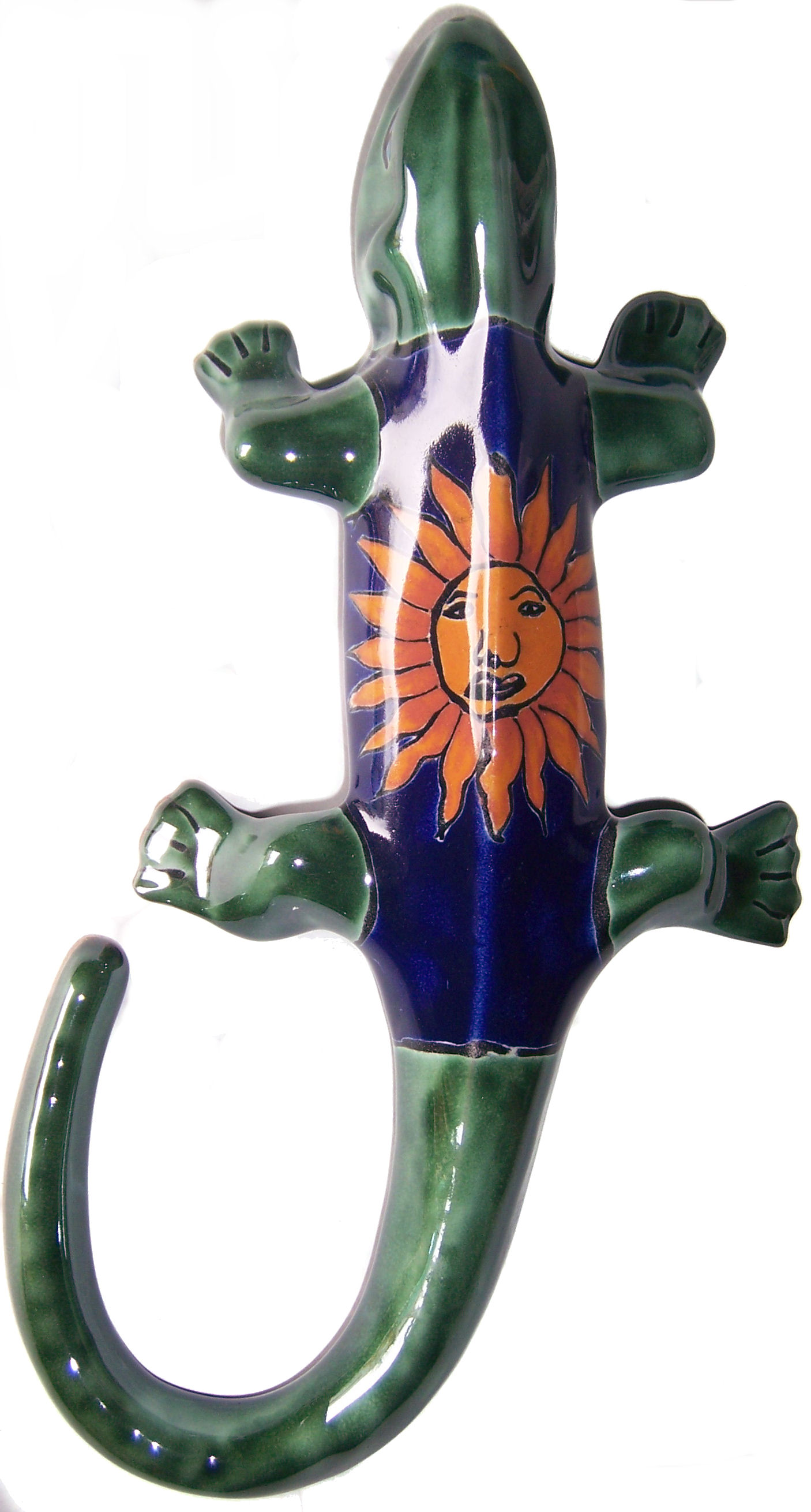 TalaMex Sun Garden Ceramic Iguana