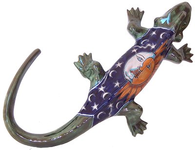 Big Eclipse Garden Ceramic Iguana