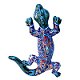 Medium Multicolor Garden Ceramic Lizard