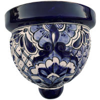 Blue Talavera Planter
